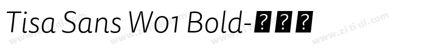 Tisa Sans W01 Bold字体转换